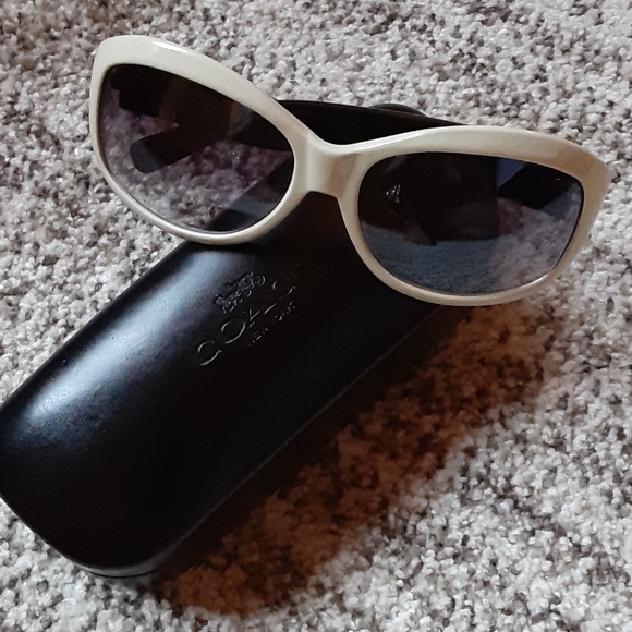 Coach ivory sunglasses, preowned